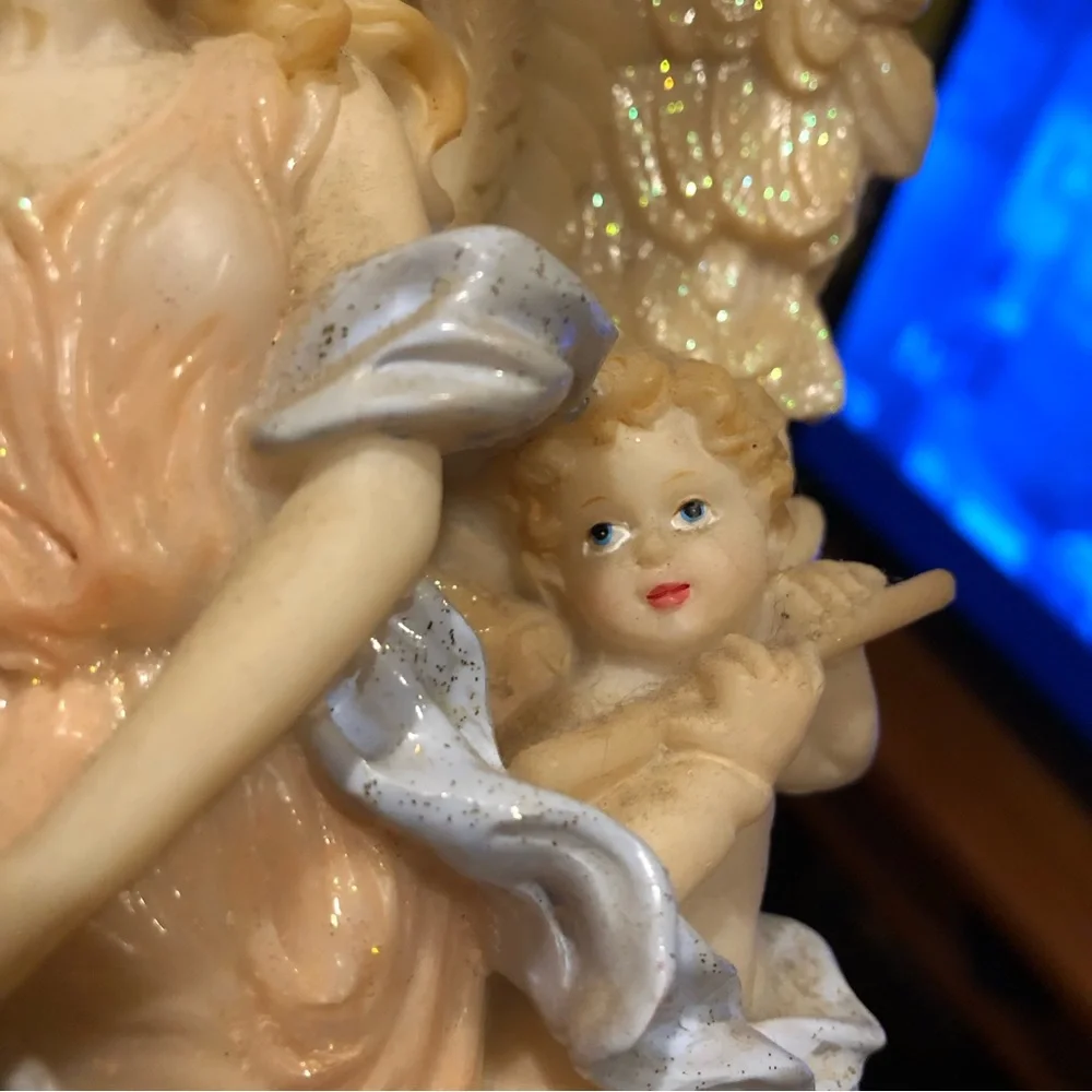 Seraphim Golden Angel & her Cherub! - Picture 7 of 15